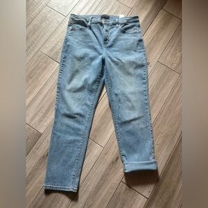 Banana Republic Classic Blue Women's High-Rise Jeans in Slim Fit